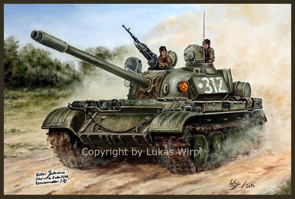 NVA Panzer T 55 der 7. Panzerdivision