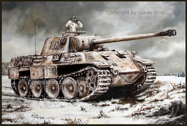 Panther V der Division Totenkopf an der Ostfront, Winter 1943