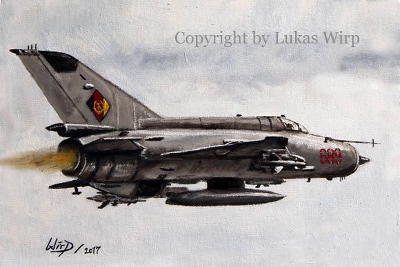 MiG 21 der NVA Luftwaffe