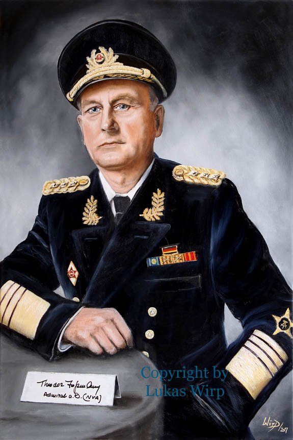 Admiral der NVA Volksmarine der ehemaligen DDR Theodor Hoffmann