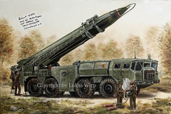 ScudB Mobile Raketen - Stellung der Nationalen Volksarmee NVA der DDR