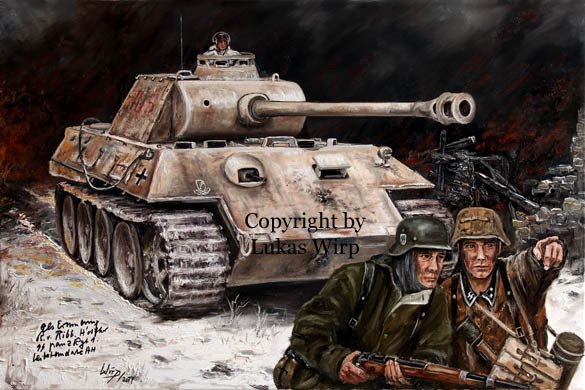Panther V Ausf. A der Division Leibstandarte, Ostfront im Dezember 1943