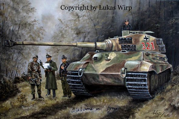 Tiger 2 Panzer Königstiger im Frühjahr 1945