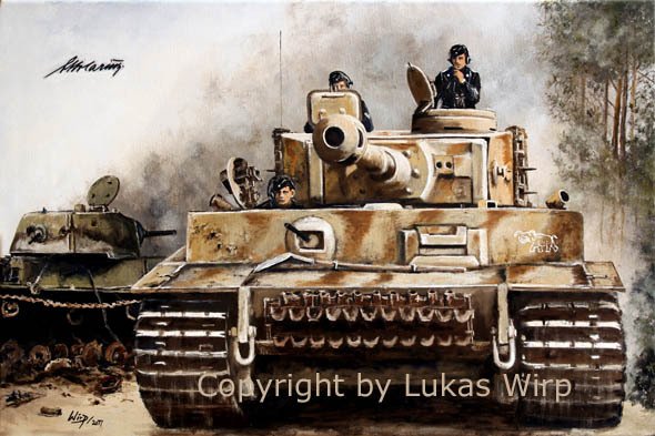 Otto Carius Tiger Panzer / schwere Panzerabteilung 502 an der Leningrad Front Sommer 1942