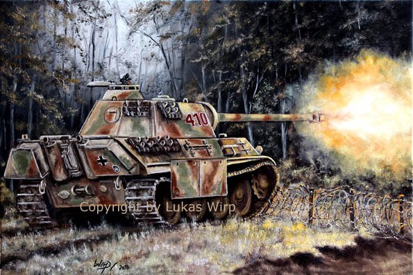 Panther V Panzer der Waffen SS Division Hohenstaufen im Kampfraum Arnheim