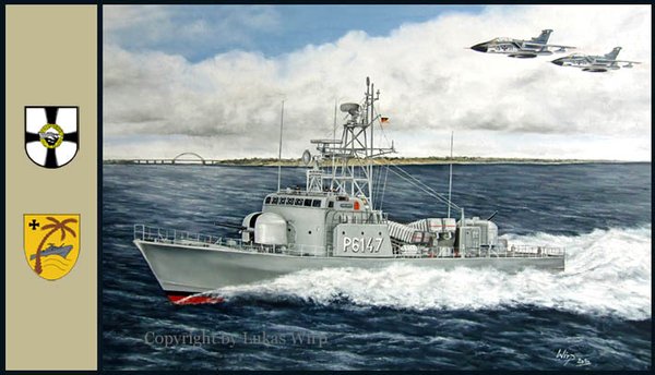 Schnellboot der Tiger Klasse - Bundeswehr Marine vor Fehmarn