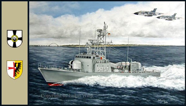 Schnellboot der Tiger Klasse - Bundeswehr Marine vor Fehmarn