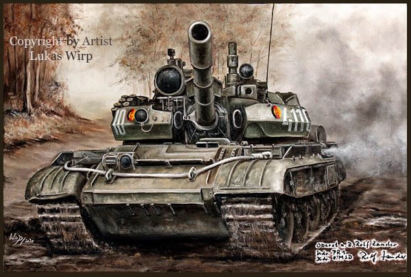 T-55 AM2 Panzer der Nationalen Volksarmee NVA der DDR
