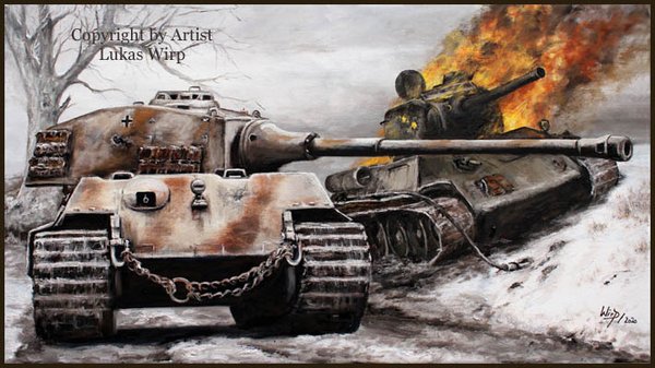 Tiger 2 Königstiger der Waffen SS - Oderfront 1945