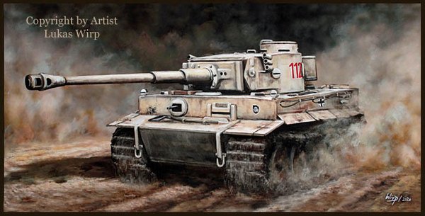 Tiger Panzer der SS Panzergrenadierdivision Totenkopf bei der Panzerschlacht Kursk
