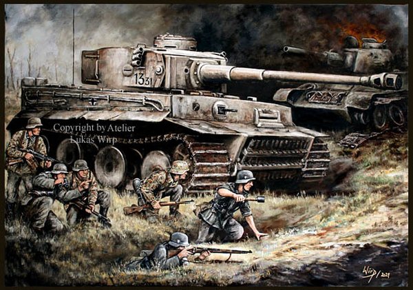 Wittmann Tiger der 1. SS Panzer Division Leibstandarte - Unternehmen Zitadelle