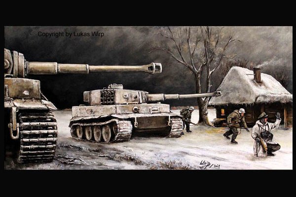 Tiger Panzer der Division Großdeutschland - Kessel von Tscherkassy