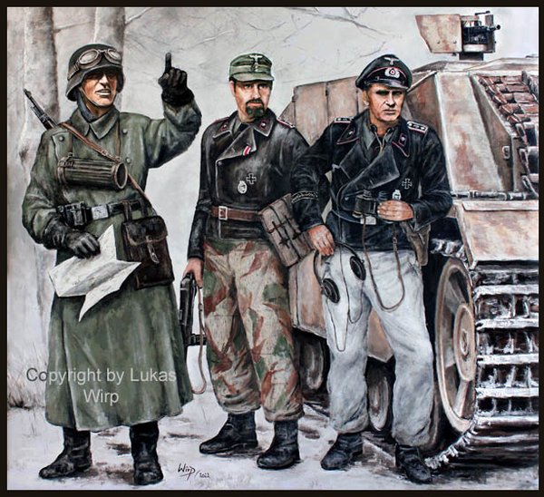 Division Großdeutschland in der Kurlandschacht bei Memel 1944