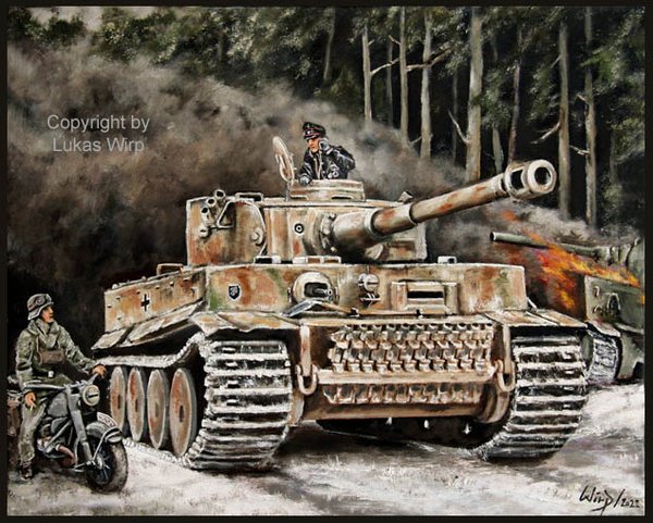 Tiger I Panzer der Waffen SS Division Frundsberg