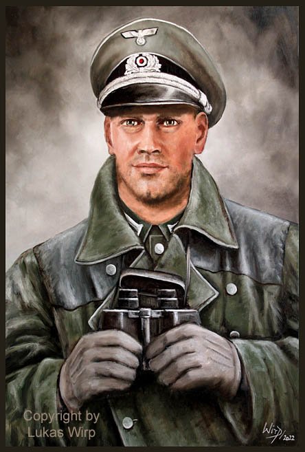 Wehrmachts Offizier an der Ostfront