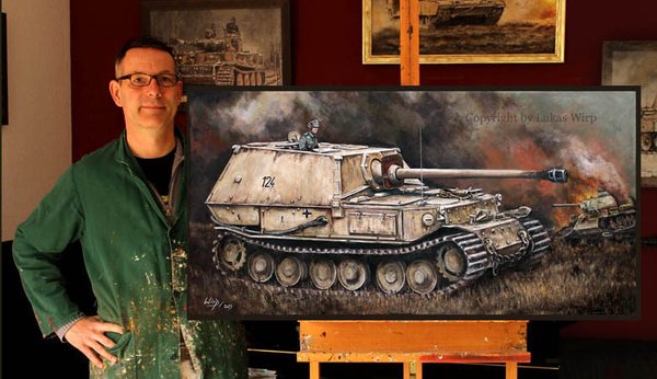 Panzerjäger Ferdinand / Elefant während der Panzerschlacht Kursk