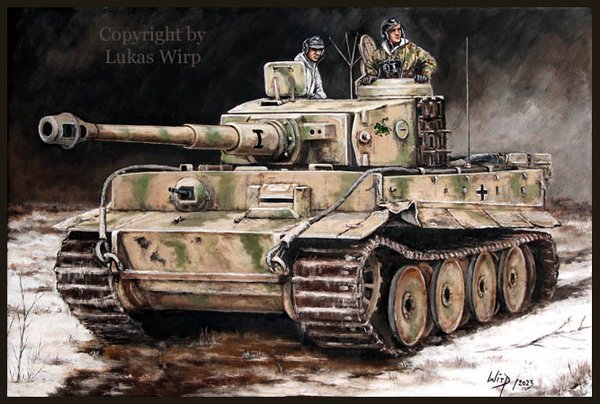 Tiger 1 Panzer, Hauptmann Freiherr von Baschewitz, sPzAbtl 505 Ostfront