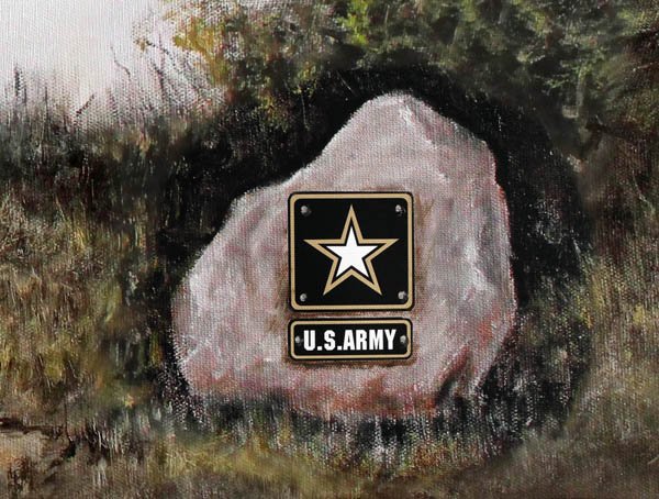 United States Marines -Raising the flag iwo Jima - Painting