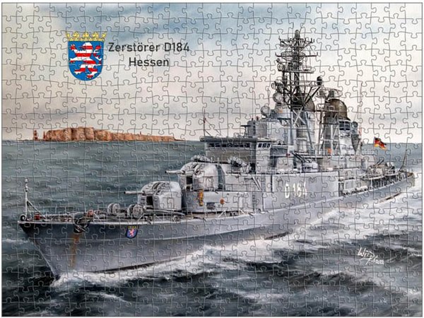 Puzzle Bundeswehr Zerstörer der Hamburg Klasse D181, D182, D183 und D184