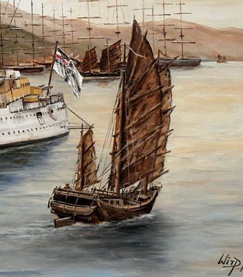 SMS Fürst Bismarck vor Hongkong 1902