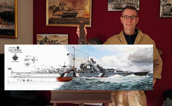 Schlachtschiff Bismarck - Vom Entwurf bis zum fertigen Schiff in See